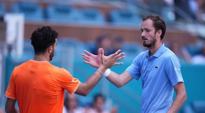 Francisco Cerúndolo dio el batacazo ante Medvedev