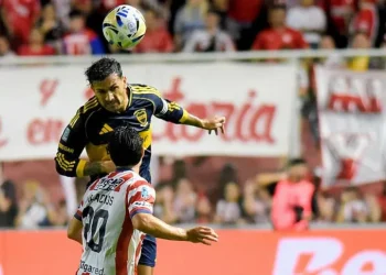 ST: Unión empata 1 a 1 con Boca, goles de Palacios y Merentiel