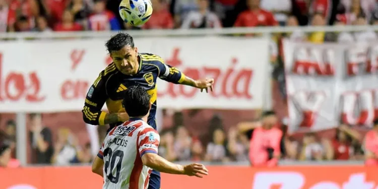 ST: Unión empata 1 a 1 con Boca, goles de Palacios y Merentiel