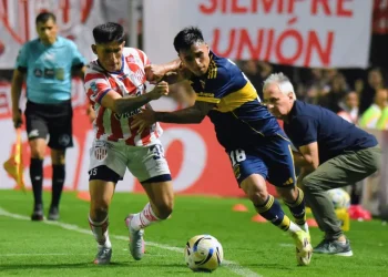 ST: Unión empata 1 a 1 con Boca, goles de Palacios y Merentiel