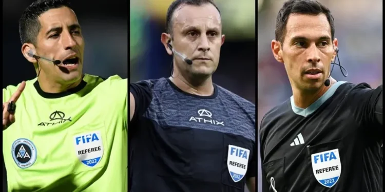 Tres árbitros argentinos dirigirán en el Mundial 2026