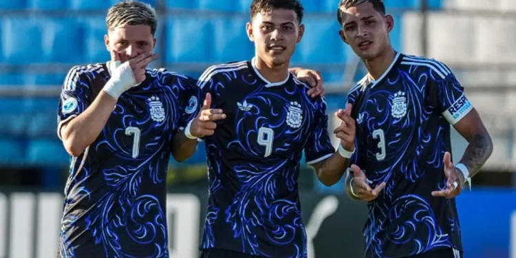 Argentina goleó a Perú en el inicio del Sudamericano Sub 17