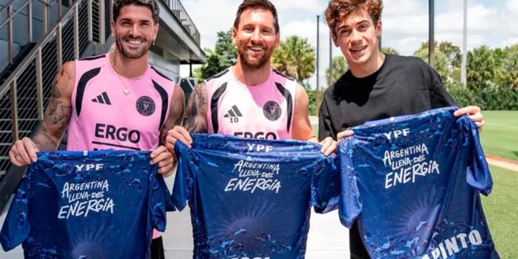 Franco Colapinto cumplió su sueño y estuvo con Messi