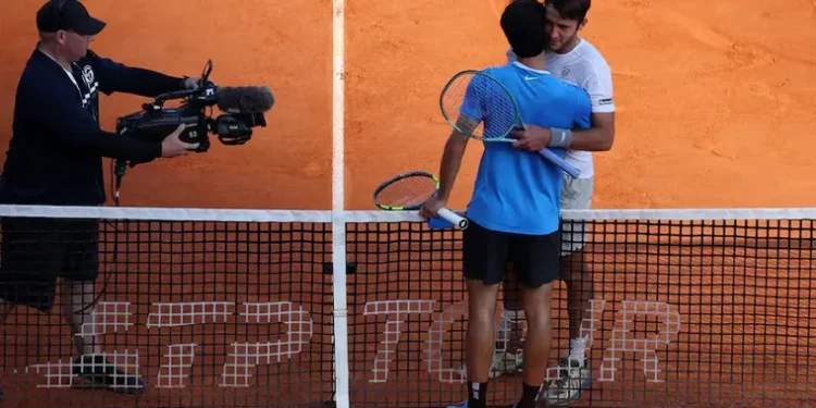 Etcheverry estuvo cerca pero no pudo con Alcaraz en Montecarlo
