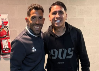 El gran gusto de Farías: «Ídolo, que sueño haberte conocido»