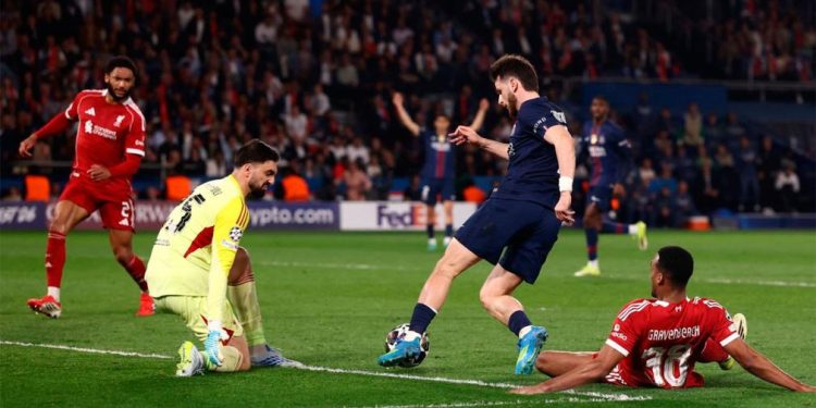 Liverpool busca una remontada épica ante PSG por Champions