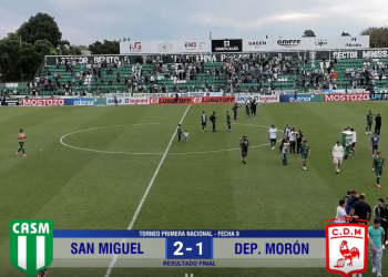 Colón puede quedar como único puntero: Perdió Deportivo Morón