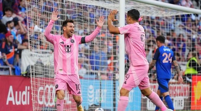 Inter Miami ganó con un hat-trick de Messi