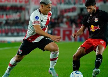 River rescató un empate sobre la hora ante Bragantino