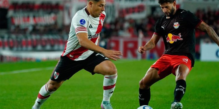 River rescató un empate sobre la hora ante Bragantino